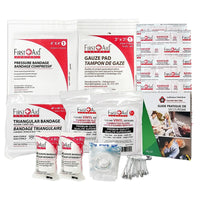 Trousse de premiers soins First Aid Central règlementaire pour l'Ontario - Section 8 - 1-5 personnes-Pour les lieux de travail de l'Ontario comptant de 1 à 5 travailleurs à tout moment.