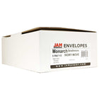 JAM Paper Enveloppes pour livrets Strathmore au fini vélin avec fermeture gommée, 3 7/8 x 7 1/2 po, ivoire, paquet de 1000-Ouverture : Pochette