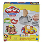 Play-Doh - Kitchen Creations Crêpes sautées-Coffret De Nourriture Factice Pour Enfants : On crée des crêpes Play-Doh ! Ce coffret de cuisine factice permet aux enfants de faire sauter des crêpes Play-Doh avec la poêle factice