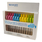 Westcott 5" Kleencut Kids Blunt Scissors Classpack, 12 Pack-Spécialement conçu pour la main d'un enfant