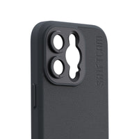 ShiftCam - Étui pour appareil photo avec monture d'objectif pour iPhone 14 Pro - Charbon-Monture de précision en aluminium pour tous les objectifs ShiftCam