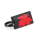 Samsonite - Languette d’Identification Sur Mesure - Feuille D’Erable Rouge/Noir-La sangle et la boucle durables maintiennent l’étiquette fixée solidement en cours de route
