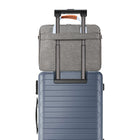 Vangoddy Sac de transport à bandoulière avec poignée pour ordinateur portable 14 po - Gris-La sangle de bagage offre une sécurité et une facilité de transport pour le voyageur actif