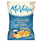 Miss Vickie’s - Poivron et crème champêtre Croustilles Cuites a la Marmite - 40 g - Paquet de 40-Poivron et crème champêtre