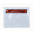 Enveloppes de liste de colisage Belle Pak - 7 po H x 5.5 po L - Rouge/Noir - Paquet de 1000-Enveloppes de la liste de colisage