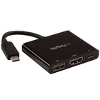StarTech® – Adaptateur multifonction USB-C vers HDMI 4K avec Power Delivery et port USB-A (CDP2HDUACP)-Ajoutez un écran supplémentaire avec cet adaptateur vidéo USB-C compatible UHD 4K