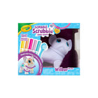 Crayola - Animaux Scribble Scrubbie géants  -ANIMAUX SCRIBBLE SCRUBBIE GÉANTS : Comprend 1 animal Scribble Scrubbie géant qui peut être posé, et 5 marqueurs lavables pour colorier !