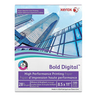 Xerox Papier Bold Digital pour imprimantes numériques, 28 lb, 8 1/2 x 11 po, blanc, 500 feuilles-Dimensions (po) : 8 1/2 x 11
