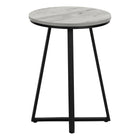 Monarch Specialties - 2176 Table D'Appoint - 22 po H/Gris/Metal Noir-8