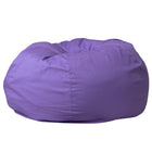 Flash Furniture - Fauteuil poire surdimensionné violet plein-Fauteuil poire surdimensionné