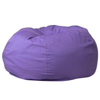 Flash Furniture - Fauteuil poire surdimensionné violet plein-Fauteuil poire surdimensionné