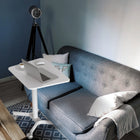 ShoppingAll - Chariot pneumatique de bureau pour ordinateur portable à hauteur réglable - blanc-Tout le matériel nécessaire au montage est inclus dans l'emballage.