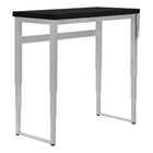 Monarch Specialties - 7684 Bureau 48 po L - Hauteur Adjustable Noir/Metal Argent-6