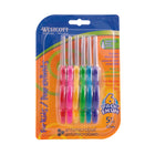 Ciseaux antimicrobiens pointus de 5 po pour enfants de Westcott - Couleurs variées - Paquet de 6-Ciseaux pour enfants de 5 po - pointus