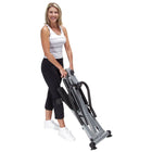 Stamina - Escalier d’entr. pliable SpaceMate - noir-Bruitage électronique permettant de surveiller le nombre de pas par minute, le nombre de pas lors de la séance d’entraînement, le temps et les calories brûlées