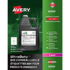 Avery - Étiquettes SGH pour produits chimiques UltraDuty 60504, blanc, 4 po x 4 po, paq./200-1