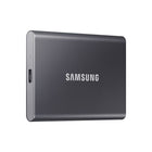 Samsung - T7 2To USB 3.2 Gen. 2 Disque SSD Portatif - Gris-Écriture séquentielle jusqu'à 1,000 Mo/s