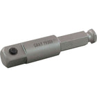 Gray Tools – Extension hexagonale mâle à bout carré, 1/2 po, 5 po de long-Taille de la prise : 1/2 po