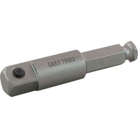 Gray Tools – Extension hexagonale mâle à bout carré, 1/2 po, 5 po de long-Taille de la prise : 1/2 po