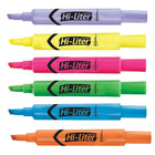 Avery – Surligneur modèle bureau HI-LITER, pointe biseautée, couleurs variées, paquet de 12-Encre non toxique à séchage rapide