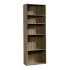 Sauder Beginnings Bibliothèque avec 5 Tablettes - 71.18" H - Finition Summer Oak (424261)-Le Standard - Finition Summer Oak - Bois D'ingénierie