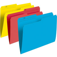 Staples – Chemises de classement de couleur, format lettre, 8 1/2 x 11 po, couleurs varies, paquet de 100-Créez des codes couleur pour un accès facile à vos dossiers