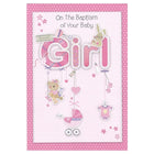 Rosedale – Cartes de souhaits et enveloppes « Girl Baby Baptism » 5 1/2 x 8 po, 12/paquet (15310)-Imprimées sur papier cartonné non couché de haute qualité