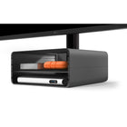 Twelve South HiRise Pro pour iMac and Display - Gunmetal-Comprend une grille double face bronze / noyer pour s'adapter à n'importe quelle configuration
