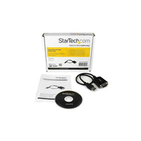 StarTech  Câble USB de 1 pi vers série DB9 RS232 avec mémorisation de port COM-USB vers série/USB vers RS2332/USB vers DB9/USB vers adaptateur de série/USB vers port série