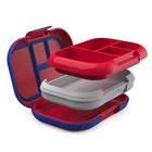Bentgo - Boîte à lunch Chill - Rouge-Plateau De Repas Parfait Pour Les Portions : Facilite l'emballage de la variété dans une boîte à lunch mince avec de l'espace pour les demi-sandwichs, les wraps, les fruits, les légumes, et plus encore