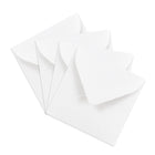 JAM Paper - Mini enveloppes carrées 3,125 x 3,125, blanches, paq./100 (201229g)-Extrémité ouverte