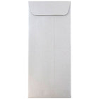 JAM Paper Enveloppes-pochette Stardream à fermeture gommée, 4 1/8 x 9 1/2 po, argenté, 50/pqt-Argenté