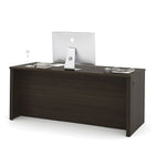 Bestar - Trousse de bureau de direction Embassy, 71 po, chocolat foncé (60890-79)-Offrant des postes de travail petits ou grands, cette collection est idéale pour chaque type d’espace de travail, y compris le bureau à domicile.
