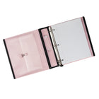 Staples - Reliure Better Binder - 1½ po - rose-Les anneaux en D se ferment solidement, permettant aux pages de se tourner facilement