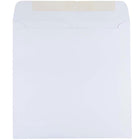 JAM Paper Enveloppes carrées régulières à fermeture gommée, 8 1/2 x 8 1/2 po, blanc, paq./100 (4231 g)-Taille : 8 1/2 x 8 1/2 po