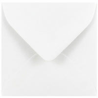 JAM Paper - Enveloppes carrées miniatures 3,125 x 3,125 - Blanc - Paquet de 50-Enveloppe blanche