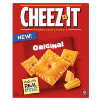 Cheez-It Craquelins originaux - 200g-Craquelins en collation de petite taille avec une saveur emblématique de gros fromage et une bouchée croustillante