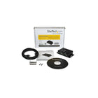 StarTech  Concentrateur adaptateur industriel USB vers 2 ports série, fixation murale, avec pinces pour rails DIN-Les supports de montage mural et les pinces pour rail DIN (incluses) offrent plusieurs possibilités de montage