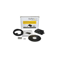 StarTech  Concentrateur adaptateur industriel USB vers 2 ports série, fixation murale, avec pinces pour rails DIN-Les supports de montage mural et les pinces pour rail DIN (incluses) offrent plusieurs possibilités de montage