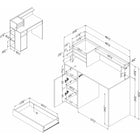 Table de bricolage avec huche Crea, Blanc solide de Meubles South Shore-Garantie limitée de 5 ans. Des questions? Contactez Meubles South Shore, disponible 7/7 : 1 800 290-0465 ou www.southshore.ca