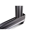 Support de moniteur simple sur pied Next Level Racing Elite-Le profilé en aluminium gris carbone anodisé et les composants en acier au carbone à revêtement en poudre de qualité supérieure offrent une résistance pour les écrans jusqu'à 65"