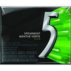 Wrigley – Gomme à mâcher 5 Rain à la menthe verte, 1 paquet de 15 bâtons-Gomme à mâcher sans sucre à la menthe verte