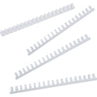 GBC - Bandes de reliure CombBind, 1/4 po, blanches, paquet de 100-Pour feuilles de 8 1/2 po x 11 po