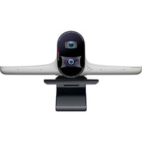 HP - Caméra intelligente Poly Studio E70-La double caméra avec des capteurs 4K de 20 mégapixels crée une expérience vidéo vibrante. Transition transparente entre un objectif grand angle et un objectif étroit pour que tout le monde puisse être vu avec des détails nets.