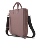 Bugatti Vegan leather padfolio with crossbody strap, Pink (WRC2236BU-BLACK)-Rose, cuir végétalien