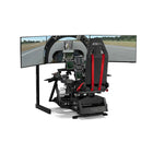 Next Level Racing - Siège de pilotage Pro - Noir-Le cockpit comprend des plaques de vol avec une large gamme de réglages, permettant un positionnement rapide et facile à la configuration idéale