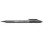 Papermate - Stylos à bille Flexgrip Ultra à pointe rétractable - 0,8 mm - noir - Paquet de 12-Corps caoutchouté pour plus de confort