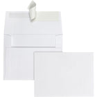 Quality Park - Enveloppes d’invitation ou de carte de souhaits no 5 avec fermeture à bande adhésive - blanc - paquet de 100-Conçues en papier vélin blanc de haute qualité de 24 lb, pour une texture haut de gamme Parfaites pour ajouter une touche d’élégance à vos articles de papeterie sociale