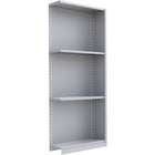 Metalware – Étagère enclenchable RK314, 4 tablettes, 36 x 12 x 88 po, gris pâle-Système de tablettes ajustables offrant un espace de rangement solide, mais économique qui convient à vos besoins