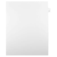 Mark Maker – Onglets séparateurs juridiques blancs, 1/25 onglets, format lettre, sans trous, numéro 4, 25/paquet-Onglets séparateurs blancs, 1/25 onglets